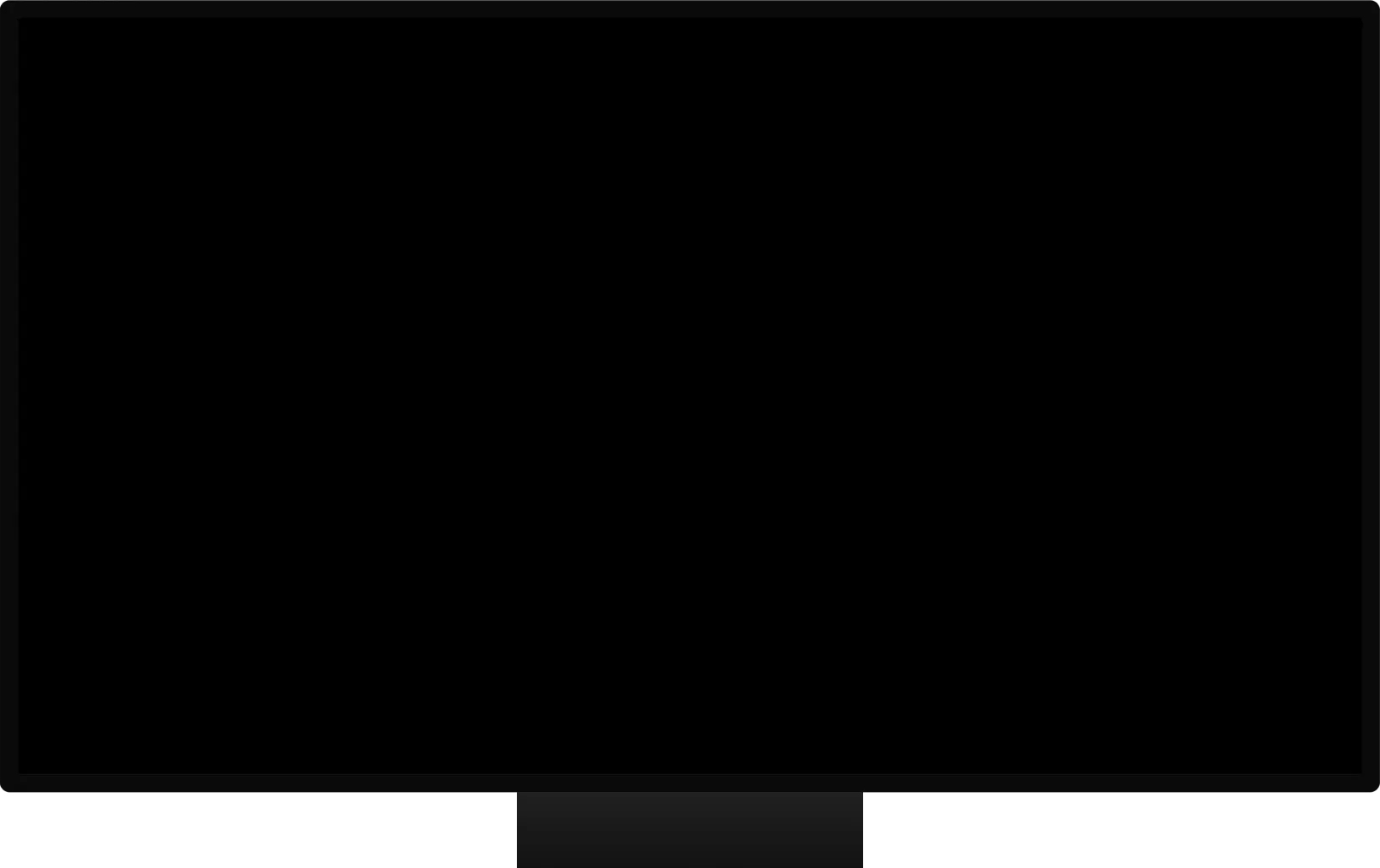 Blank Desktop Screen